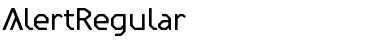 AlertRegular Regular Font