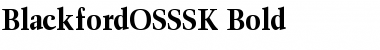 Download BlackfordOSSSK Font