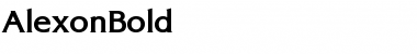Download AlexonBold Font Download AlexonBold Font