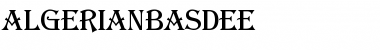 Download AlgerianBasDEE Font Download AlgerianBasDEE Font