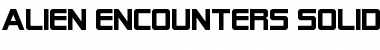 Alien Encounters Solid Regular Font