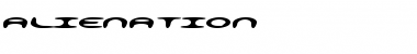 Download alienation Font
