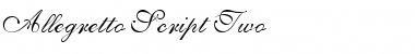 Download Allegretto Script Two Font