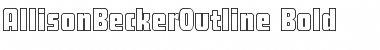 Download AllisonBeckerOutline Font Download AllisonBeckerOutline Font