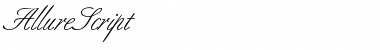 Download AllureScript Font Download AllureScript Font