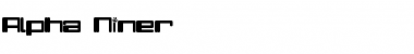 Download Alpha Niner Font Download Alpha Niner Font
