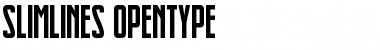 Slimlines Regular Font