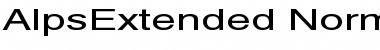 AlpsExtended Normal Font