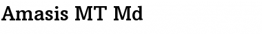 Amasis MT Md Regular Font