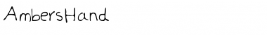 Download AmbersHand Font