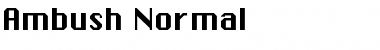 Ambush Normal Font