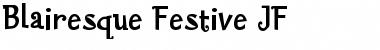 Blairesque Festive JF Regular Font