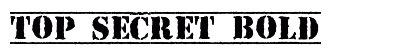 Top Secret Bold preview