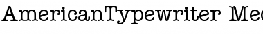 Download AmericanTypewriter Font