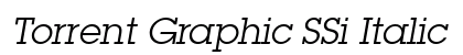 Torrent Graphic SSi Italic Preview