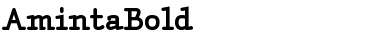 AmintaBold Regular Font