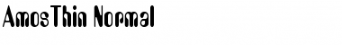 Download AmosThin Font Download AmosThin Font
