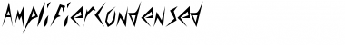 AmplifierCondensed Regular Font