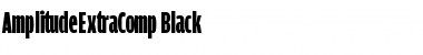 AmplitudeExtraComp-Black Regular Font