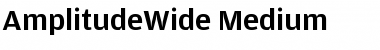 AmplitudeWide-Medium Regular Font