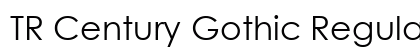 TR Century Gothic Regular Font