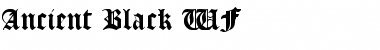 Ancient Black WF Font