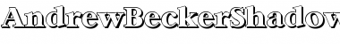AndrewBeckerShadow-ExtraBold Regular Font