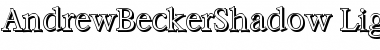 Download AndrewBeckerShadow-Light Font