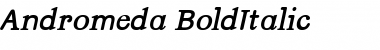 Andromeda Bold Italic Font