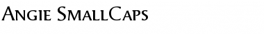 Angie SmallCaps Regular Font