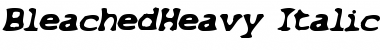 Download BleachedHeavy Font