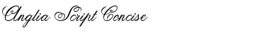 Anglia Script Concise Regular Font