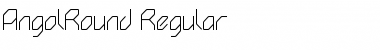 AngolRound Regular Regular Font