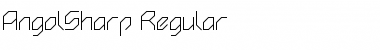 AngolSharp Regular Regular Font