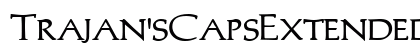 Trajan'sCapsExtended Bold preview