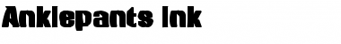 Anklepants Ink Regular Font