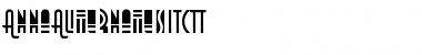 AnnaAlternatesITCTT Regular Font