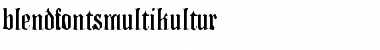 Download BlendfontsMultikultur Font