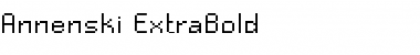 Annenski-ExtraBold Regular Font