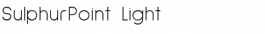 Sulphur Point Light Font