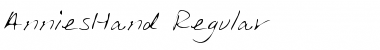 AnniesHand Regular Font