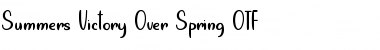 Summers Victory Over Spring Regular Font