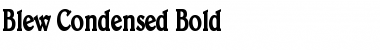 Download Blew Condensed Font