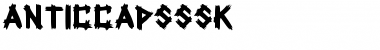 AnticCapsSSK Regular Font