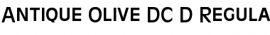 Download Antique Olive DC D Font