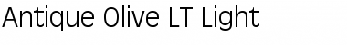 Download AntiqueOlive LT Light Font