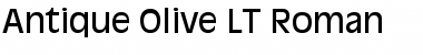 AntiqueOlive LT Roman Regular Font AntiqueOlive LT Roman Regular Font