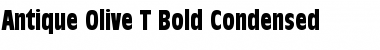 Antique Olive T Bold Font