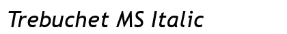 Trebuchet MS Italic Preview