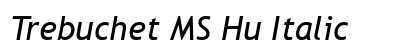 Trebuchet MS Hu Italic Preview